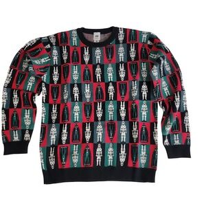 Hanna Andersson NWT Star Wars Darkside Novelty Cotton Sweater Mens M Darth Vader